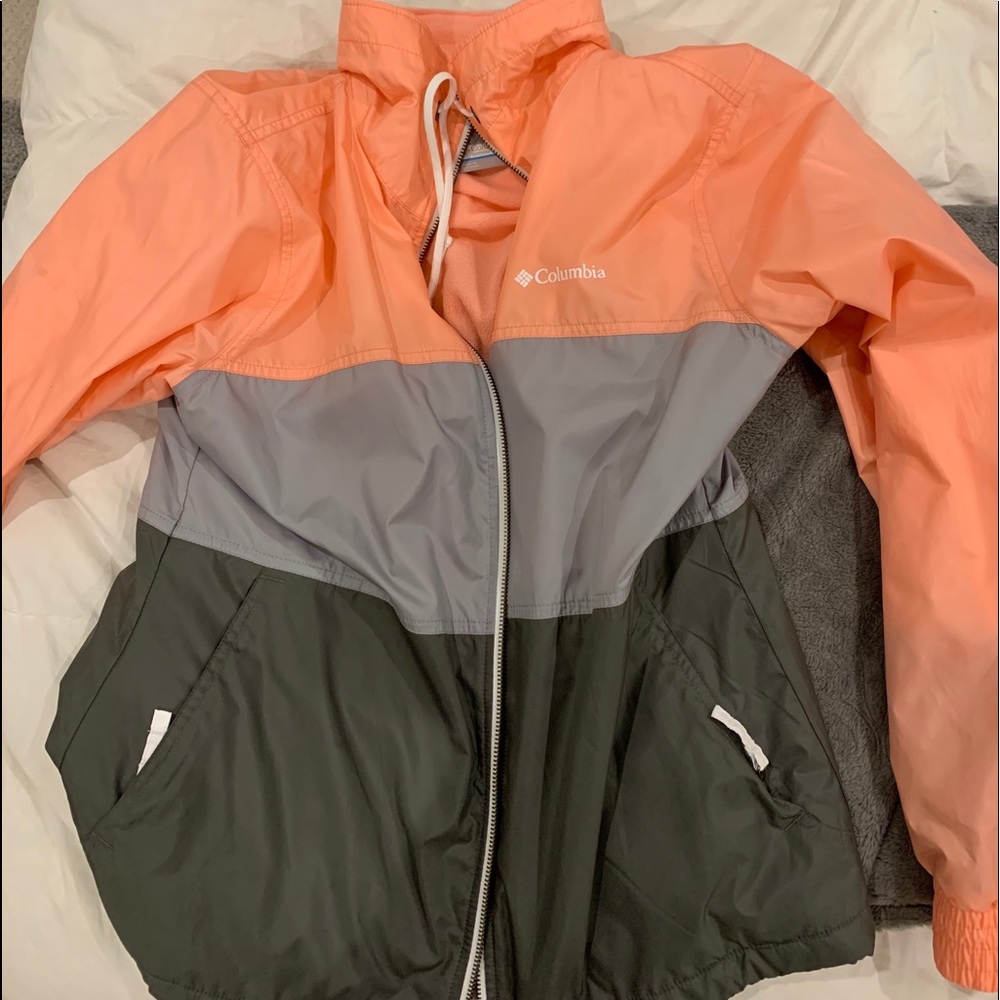Pink and grey Columbia jacket